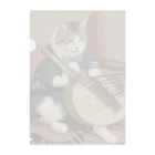 F2 Cat Design Shopの orchestra cat 001 クリアファイル