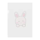 うさぎショップ！！のうさぎん Clear File Folder