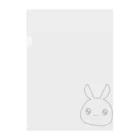 86IZMのラクガキ宇佐くん Clear File Folder