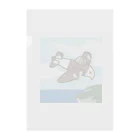 eugorameniwaの空を翔る鷲の飛行機 クリアファイル