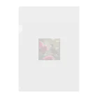 Sunbathingの赤いバラとキンクロハジロ Clear File Folder
