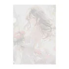 AQUAMETAVERSEのウエデｲングドレス　なでしこ1478 Clear File Folder