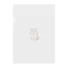 マダイ大佐の補給廠の三毛猫チーちゃんグッズ Clear File Folder