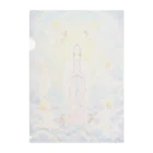  Pastel Design Art 天使のお部屋のマリア様と天使たち Clear File Folder