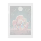 GE_Tulleの【パレスチナと共に】オリーブとライオン Clear File Folder