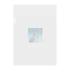 Pixel Art Goodsの自由の女神像（pixel art） Clear File Folder