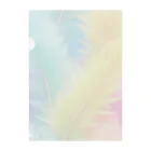 chan-takehaniの羽根のカレイドスコープ Clear File Folder