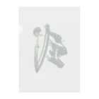 calligra_rtの【武】just a Japanese SAMURAI Clear File Folder