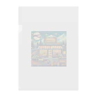 MOONY'S Wine ClosetのRetro Snow Mountain Wine Clear File Folder