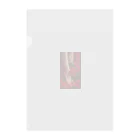 ニゴ猫　shopのred Rose heel  Clear File Folder