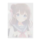 クノイチの館のもふもふでキュートな女の子 Clear File Folder