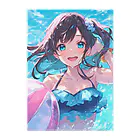 雪見ひよの🐬黒髪女子と水着デート☀️ クリアファイル