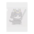 にゃんラボの武士にゃんこ Clear File Folder