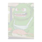 Kyun_uranaiの寿司職人を目指す緑の妖怪 Clear File Folder