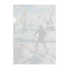 AQUAMETAVERSEのsupとwindsurfingレース　エンジェル717 2065 Clear File Folder