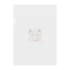 ゆうちゃんNFTいいねの耳長フェネックちゃん21 Clear File Folder