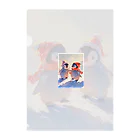 AQUAMETAVERSEの仲良くしようね　ラフルール　1859 Clear File Folder