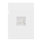 Kobayashi Kayoのデート中の猫 Clear File Folder