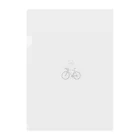 二宮大輔の自転車ロゴ クリアファイル