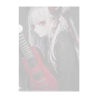 ハルリボン猫の血のギタリスト Clear File Folder