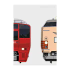 sushima_graphical_trainsの大分の列車No.3_485系 / 811系 クリアファイル