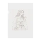 room-chaconneの寺町通りの貴子 Clear File Folder