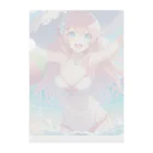 「ワンダーワールド」の女の子がビーチボールで楽しんでるよ❣️ Clear File Folder