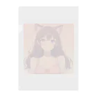 yos-1292583のねこニコばん Clear File Folder