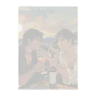 AQUAMETAVERSEのコルシカ島・ワインで乾杯　Tomoe bb 2712 Clear File Folder