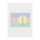お絵かき屋さんのニューカレドニアの国旗 Clear File Folder