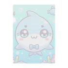 aki-hiro130のかわいいサメです Clear File Folder