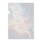 ソルブラインの宇宙漂う猫「リリー」 Clear File Folder