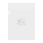 りのショップのゆるかわネコグッズ Clear File Folder