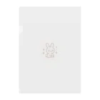 てぃえのきらきらうさぎ Clear File Folder