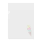 yuruchara_creatureの今にも溶けそうなアイス Clear File Folder