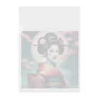 Mr_Geishaの月夜の芸者(Geisya of moon night) Clear File Folder