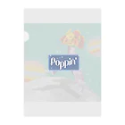 ERiMARi'SHOPのPoppin'エメラルドグリーン Clear File Folder