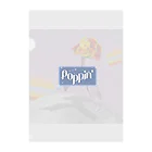 ERiMARi'SHOPのPoppin'ピンクパープル Clear File Folder