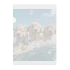 海街ワンワンだんごちゃん🐶の海街ワンワン Clear File Folder