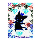 エネハピる〜🫧✨の🌹✨Dancing SHADOW Cat✨ Clear File Folder