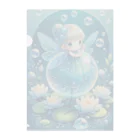 miuhaduの「水辺の妖精の輝き」 Clear File Folder