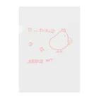 knockin-bluesのなんだっけ!?とり(赤) Clear File Folder