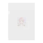 yuririchiのピンクの髪の男の子のグッズ Clear File Folder