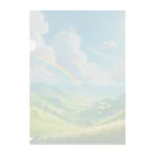 Rパンダ屋の「美しい緑の風景」グッズ Clear File Folder