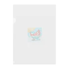 bugisショップの煌めくトロピカルバード🐦️ Clear File Folder