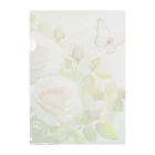 Rパンダ屋の「白薔薇」グッズ Clear File Folder