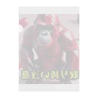 detekoikatahirakun_2gouのキャンディー　ゴリラ Clear File Folder