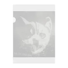 D7C7DC?B1のdog?cat? Clear File Folder