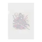 ハクユーShopのカッコいい侍のグッズ Clear File Folder