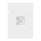 ai-AIの猫教授 Clear File Folder